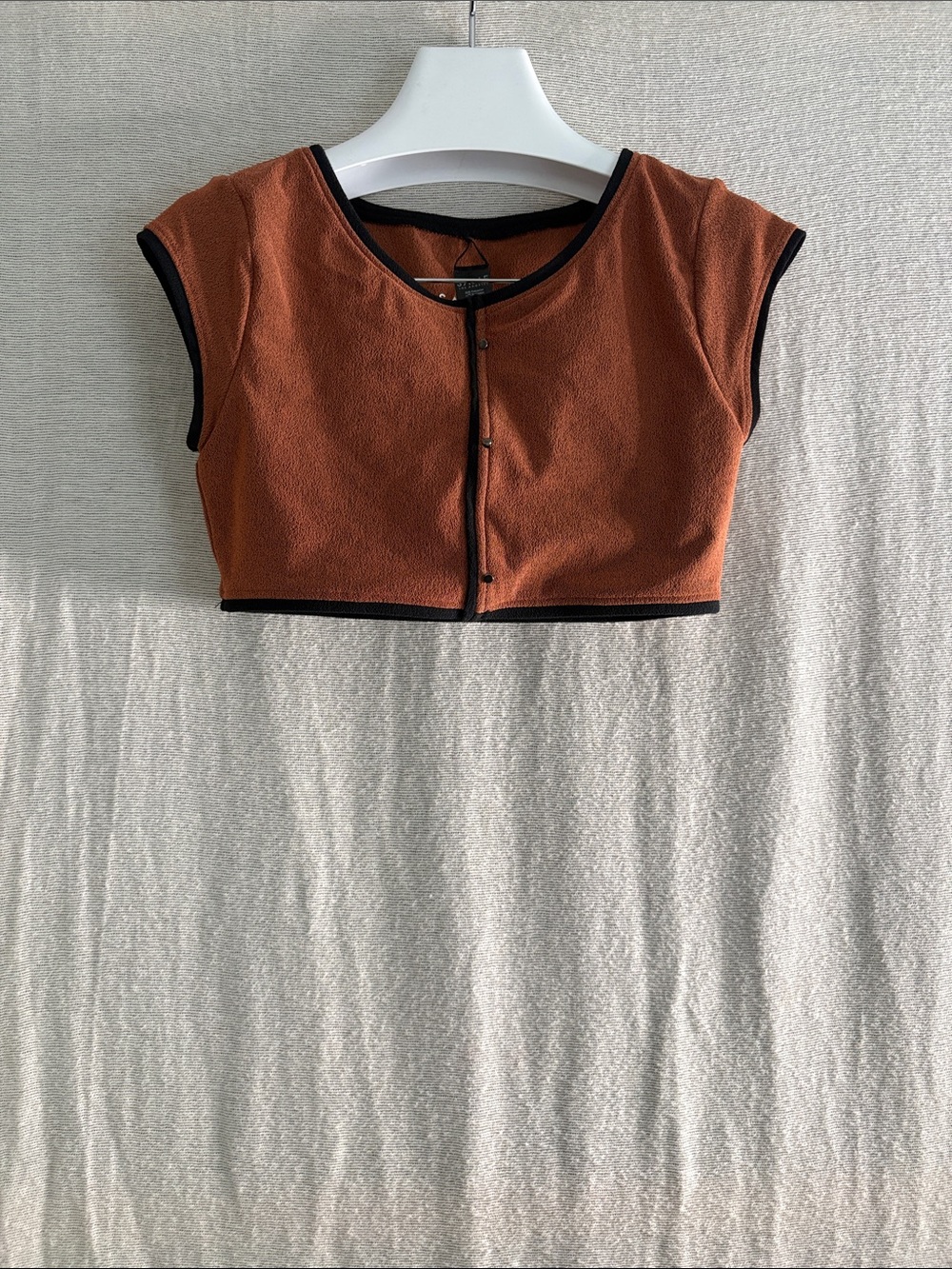 Same Swim Polyamide Cropped Swim Top